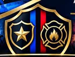 Blue Line Peptides shield insignia